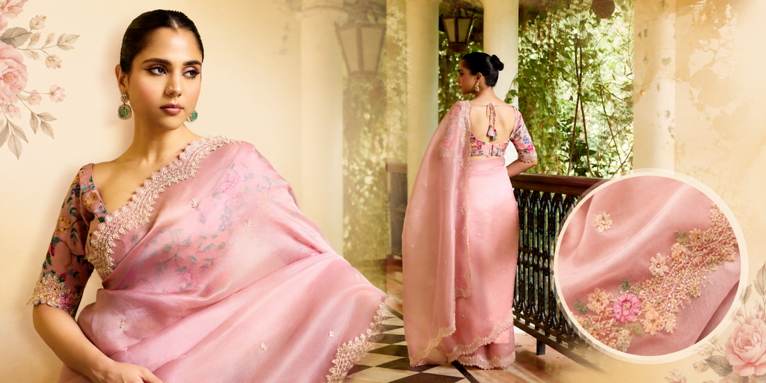 Hand Embroidery Sarees with Price: What Determines the Cost?