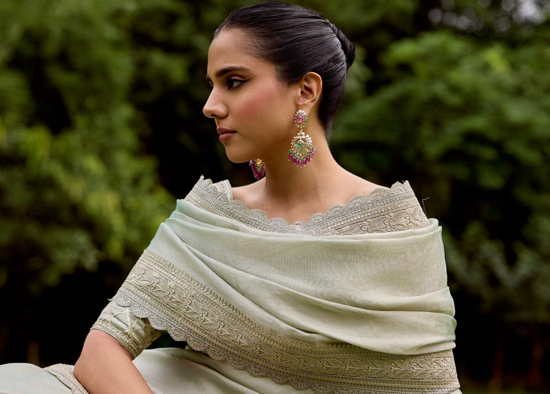 tissue saree