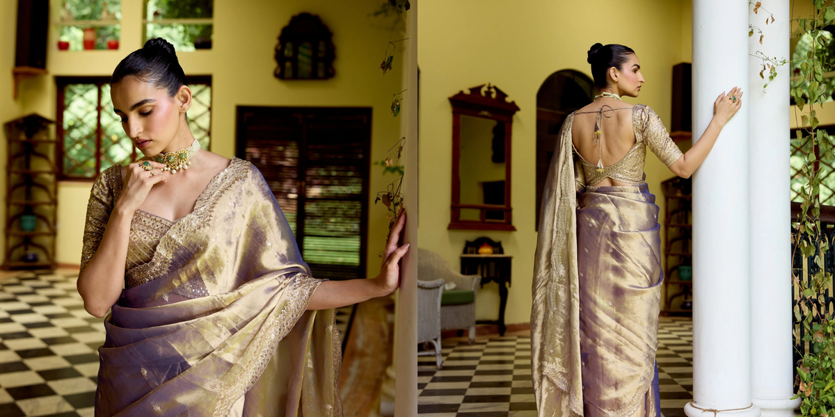 Purple Zardosi Saree: Occasion Guide & Styling Tips